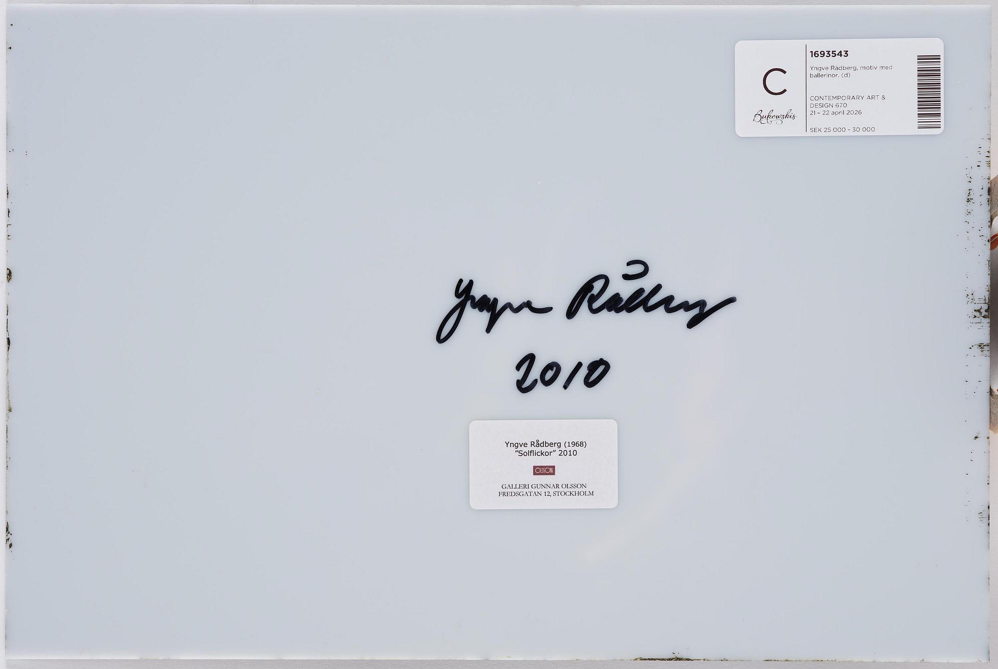 Yngve Rådberg, "Solflickor".