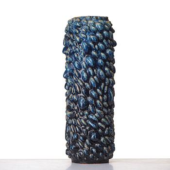 Axel Salto, a monumental stoneware "budding style" vase, Royal Copenhagen, Denmark 1959.