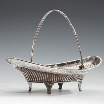 BRÖDKORG, silver, Sheffield, Englanti, 1895. Vikt 470 g.