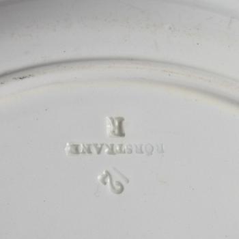 MATSERVIS, 70 delar. Flintgods, "Lila spets", Rörstrand.