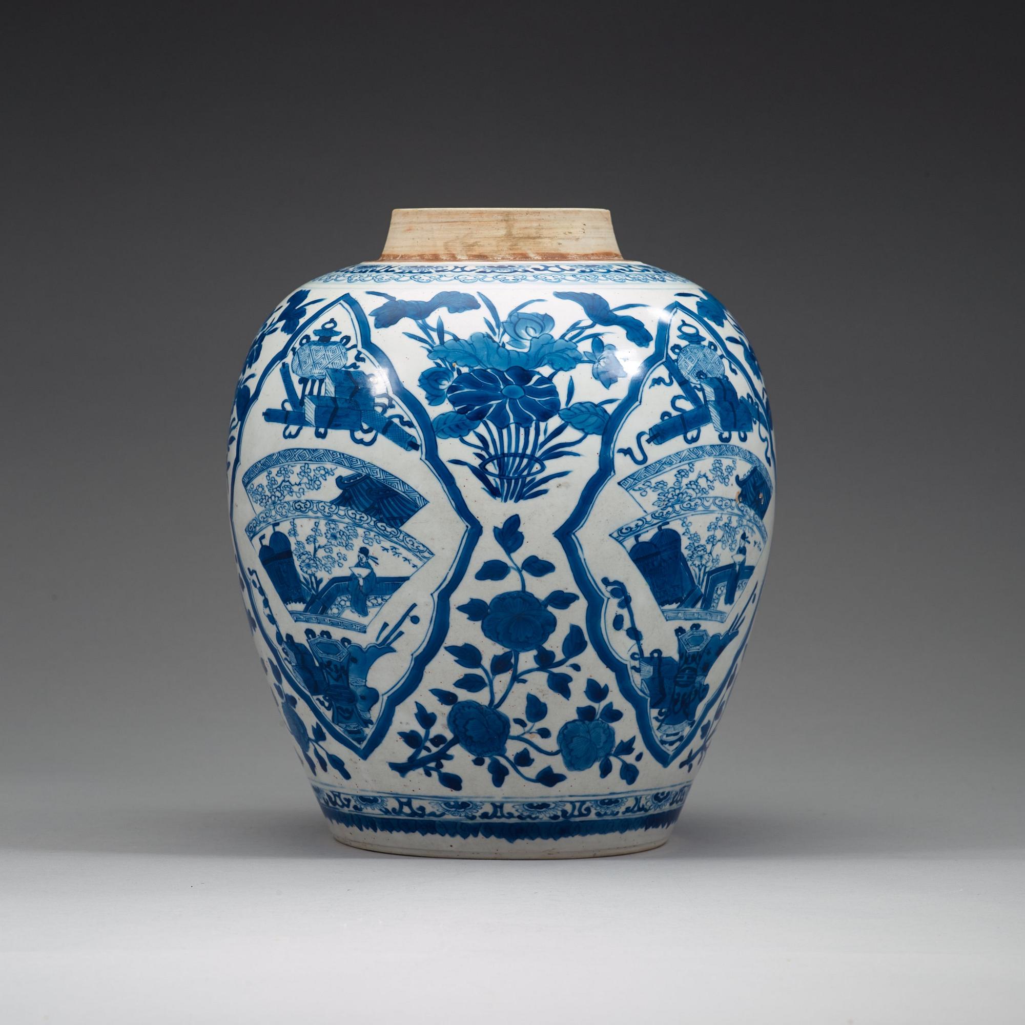 BOJAN, porslin. Qingdynastin, Kangxi (1662-1722).