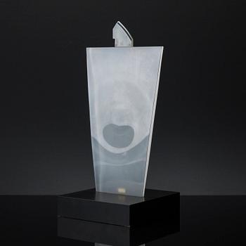 GUN LINDBLAD, skulptur, glas.