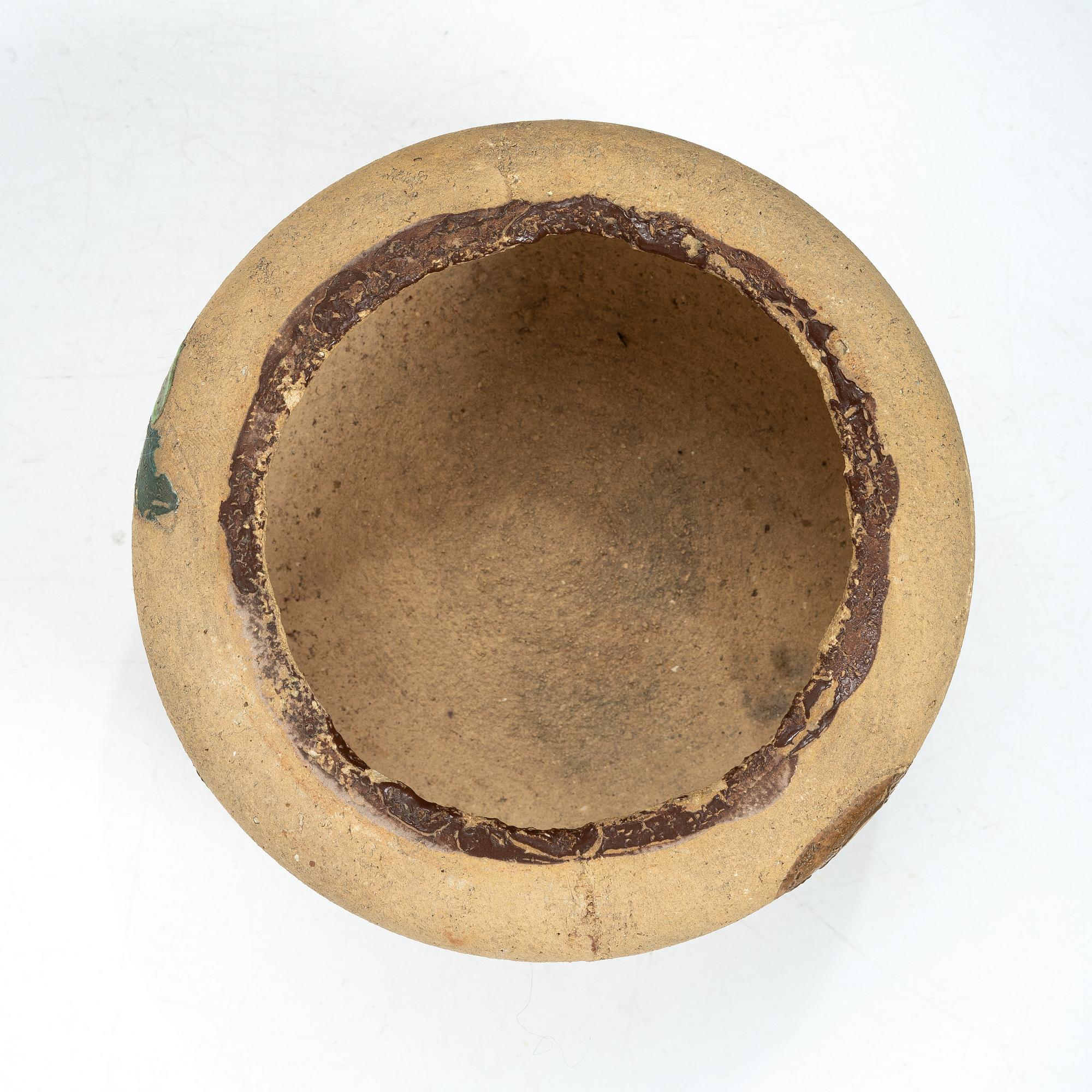 Wilhelm Kåge, a chamotte stoneware vase, Gustavsberg, Sweden 1929.
