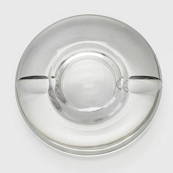 Aimo Okkolin, an ashtray, "Flying saucer" signed Riihimäen Lasi Oy A. Okkolin.