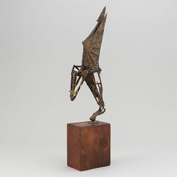 Luciano Minguzzi, a bronze sculpture, signed.