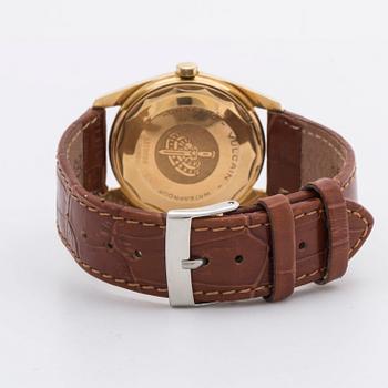 REVUE METEOR AUTOMATIC, wrist watch, 18K, 34 mm.