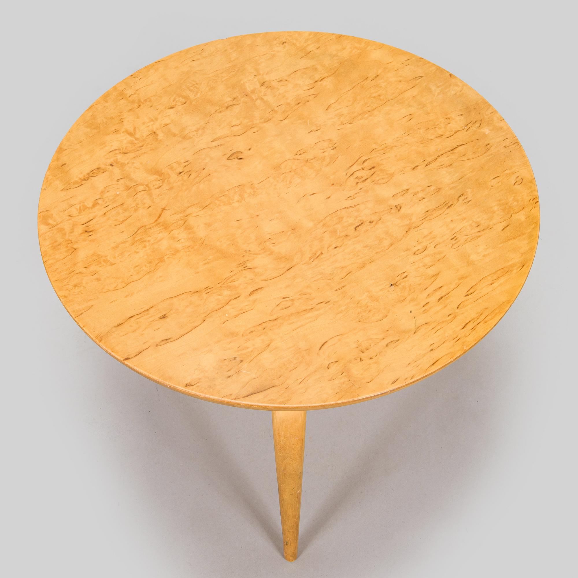 Bruno Mathsson, a mid-20th century 'Annika' side table, Firma Karl Mathsson.