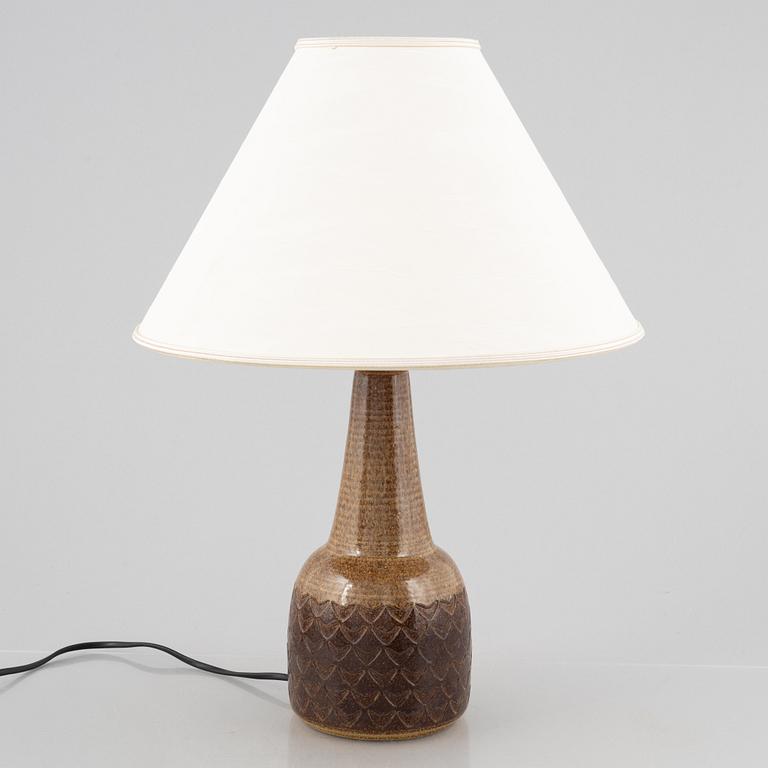 Bordslampa, stengods, Søholm Stentøj, Danmark, 1960/70-tal.