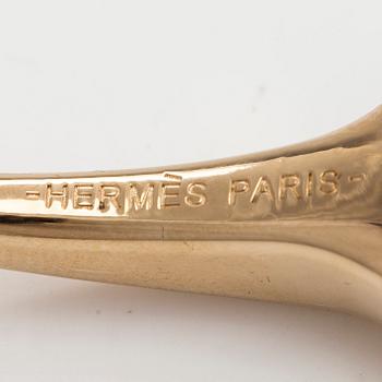 Hermès, scarfringar, 2 st, "Mors" och "Regate".