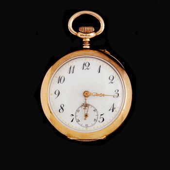 FICKUR, 18 k guld, 1900-talets första hälft.