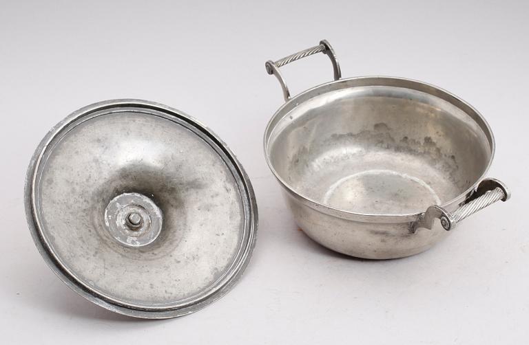 TERRIN MED LOCK, tenn, Strasbourg, 1800-tal.