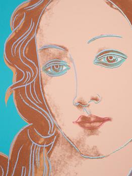 Andy Warhol, "Venus", ur: "Details of renaissance paintings (Sandro Botticelli, Birth of Venus, 1482)".