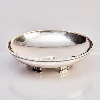 Atelier Borgila, skål, sterling silver, Stockholm 1933.