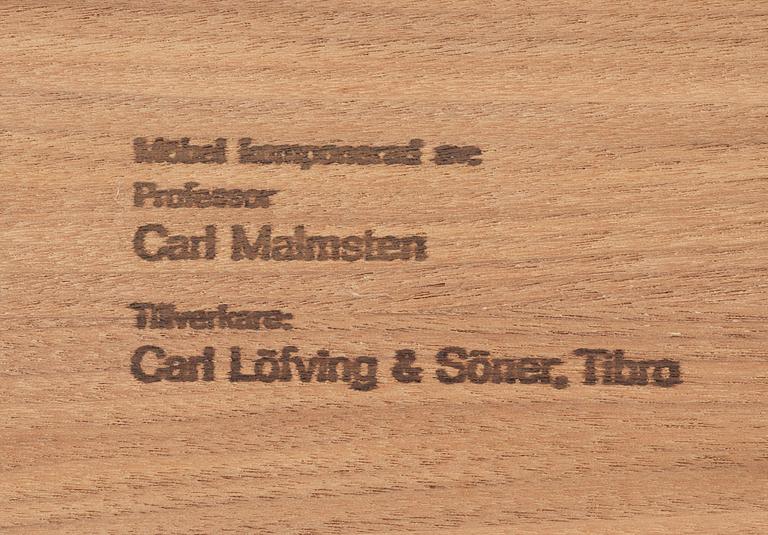 BORD, ett par, Carl Malmsten, tillverkad av Carl Löfving & Söner, Tibro. 1900-tal.