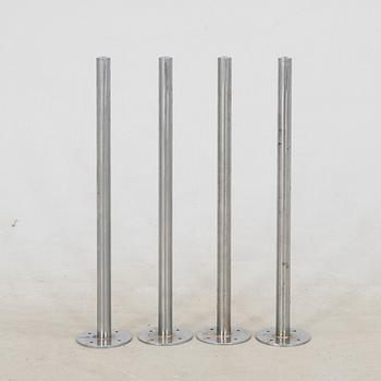 Poul Kjaerholm, Bordsben, 4 st, för bord "PK-41", Danmark.