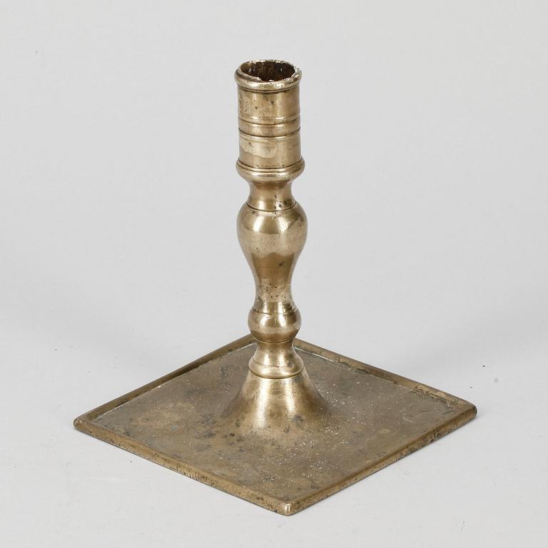 LJUSSTAKE, barock, mässing, 1600-tal.