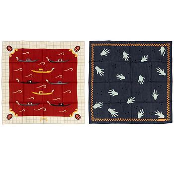 Bulgari, scarves, 2 pcs.