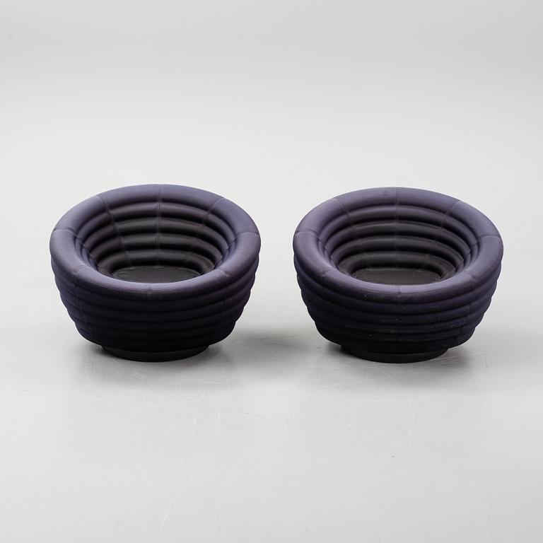 Foersom & Hiort-Lorenzen, a pair of "Blow" chairs, Hay.