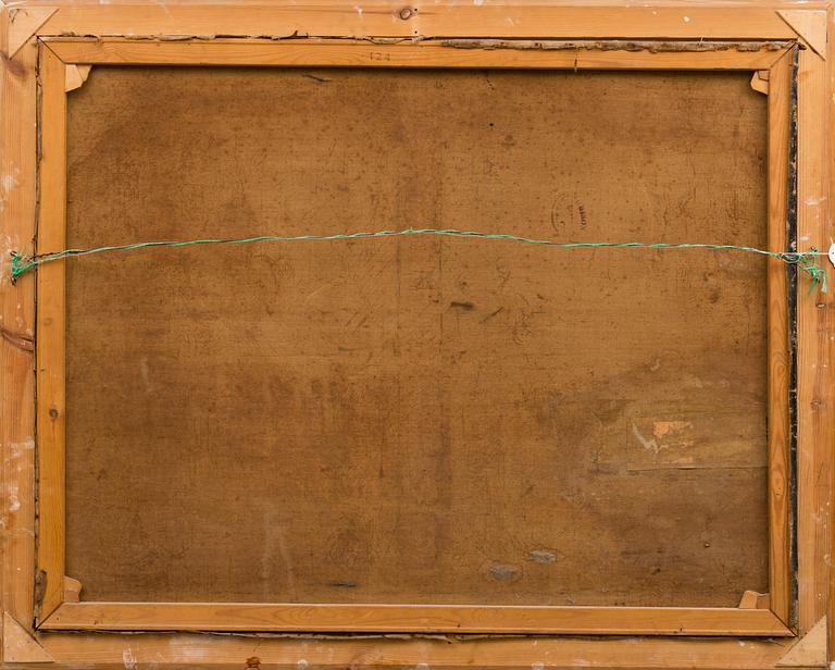 MAALAUS, öljy kankaalle, signeerattu hieman epäselvästi F. Pescador, 1800-luvun puoliväli.