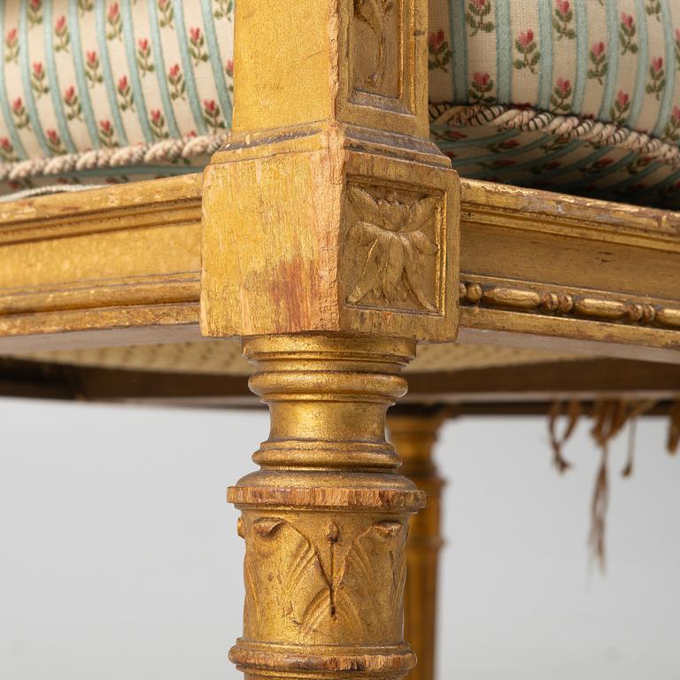 Fåtölj, Louis XVI-stil, 1800-talets slut.