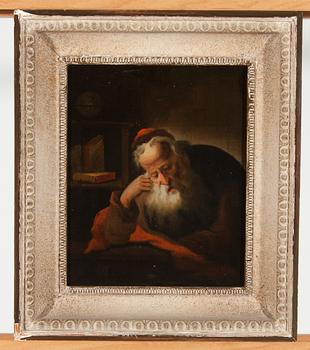 OKÄND KONSTNÄR, 1800-tal, olja på pannå.