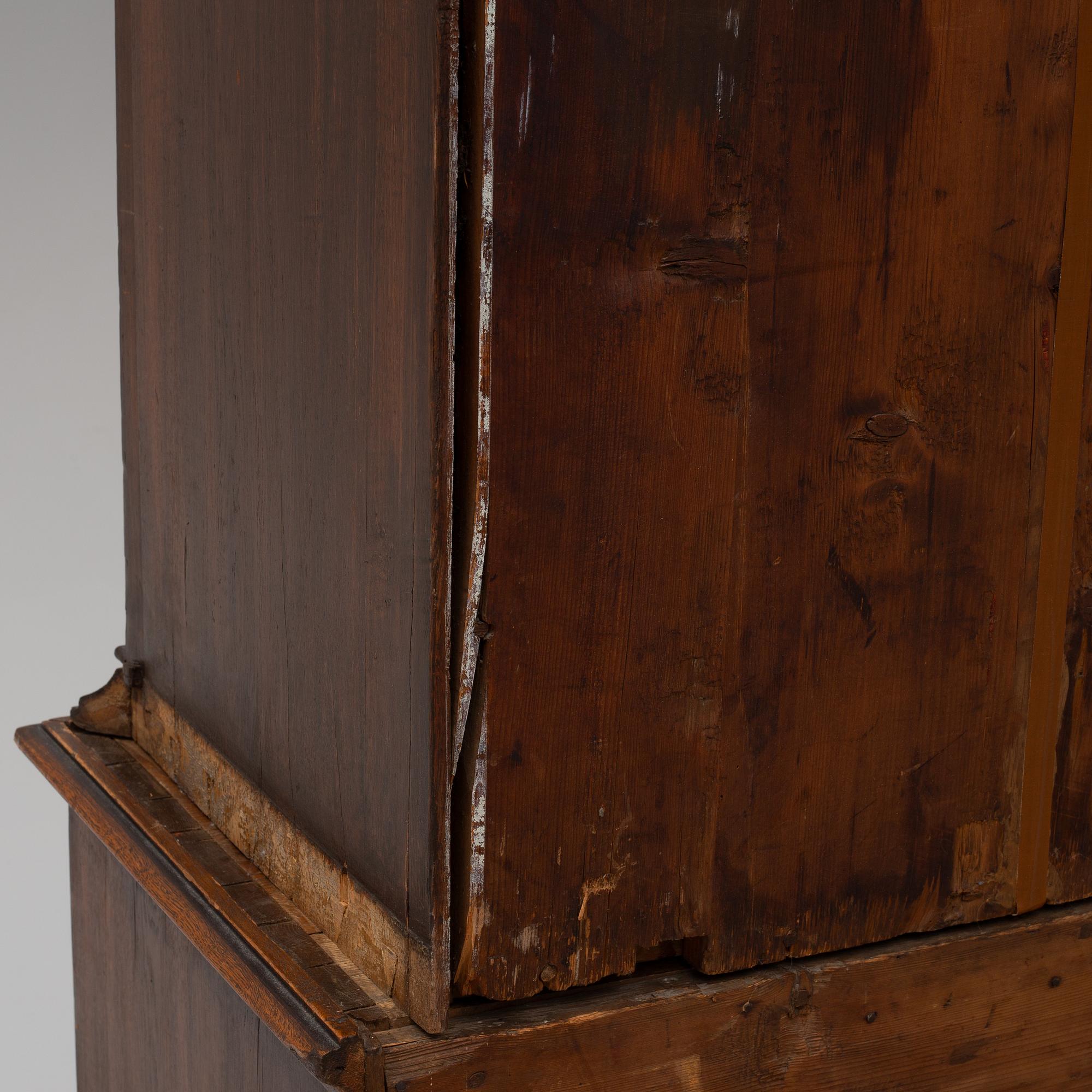 A Rococo cabinet, 18th century.