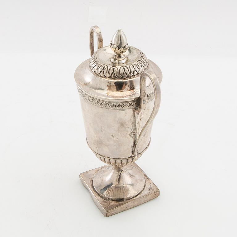 Senapskanna silver troligen England/Irland tidigt 1800-tal.