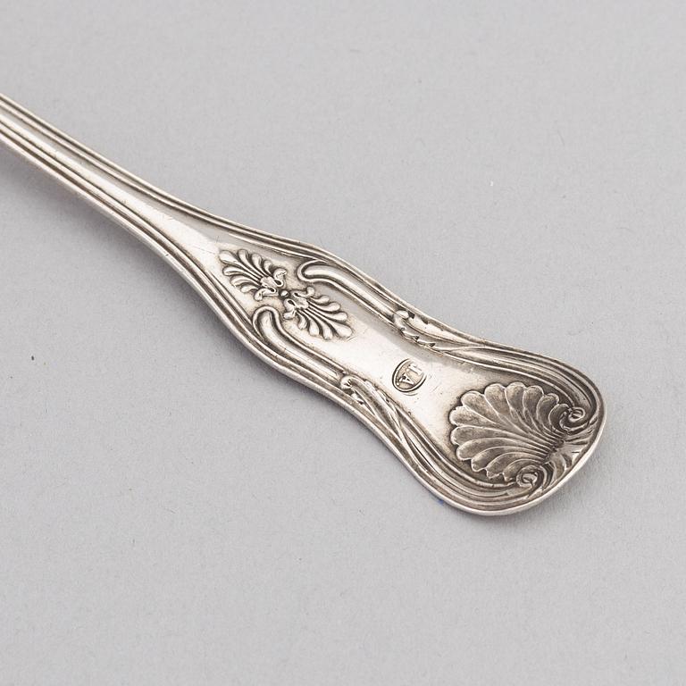 A Swedish Silver Laddle, mark of JA Selling, Härnösand 1869.
