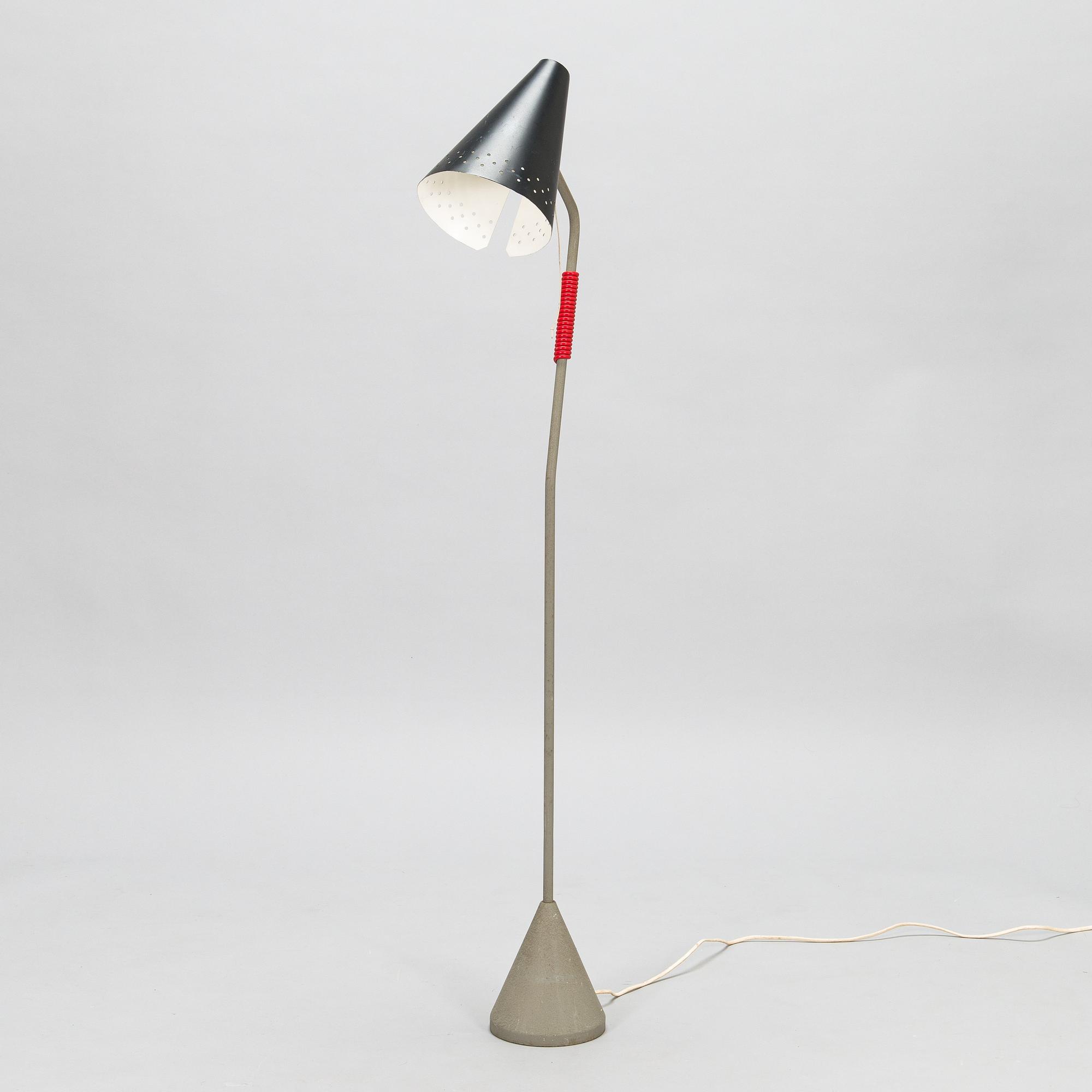 A Swedish floor light, mid 20th Century.