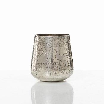 Olle Ohlsson, a silver beaker, Stockholm 1965.