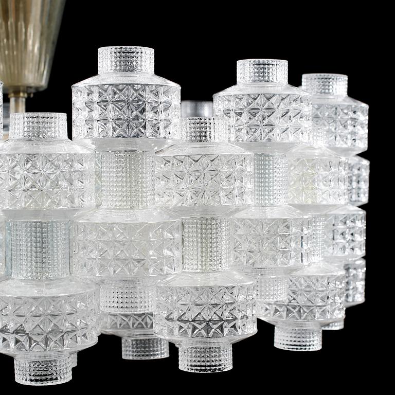 GERT NYSTRÖM, taklampa, "Festival", Fagerhult, 1900-talets andra hälft. Höjd ca 30 cm.