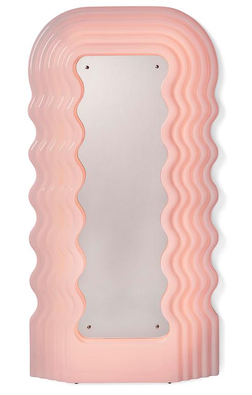 Ettore Sottsass, an "Ultrafragola" mirror, Poltronova, Italy, 21st century.