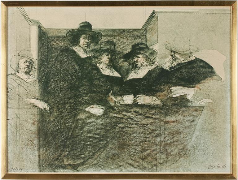 CLAUDE WEISBUCH, färglitografi, 3 st, signerad och numrerade.