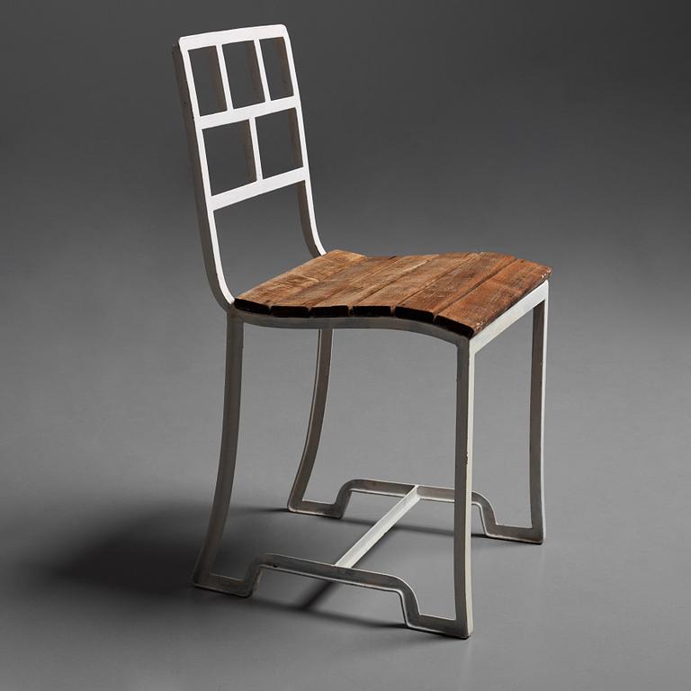 Carl Hörvik, a set of garden furniture, table with 2 chairs, for 'Stadshotellet Båstad' or 'Lindgården', Stockholm, ca 1927-1929.