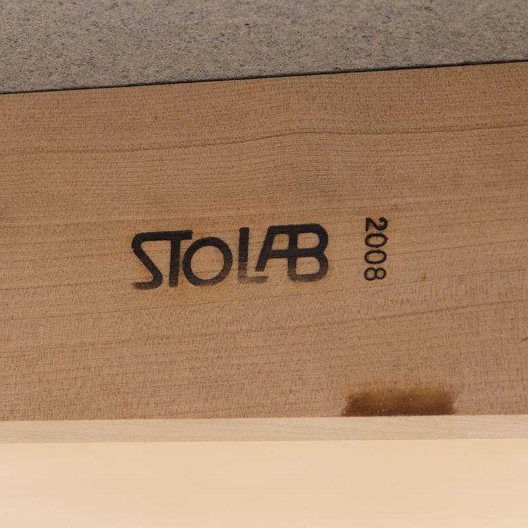 Marit Stigsdotter, drop-leaf table, "Bohus", Stolab, dated 2008.