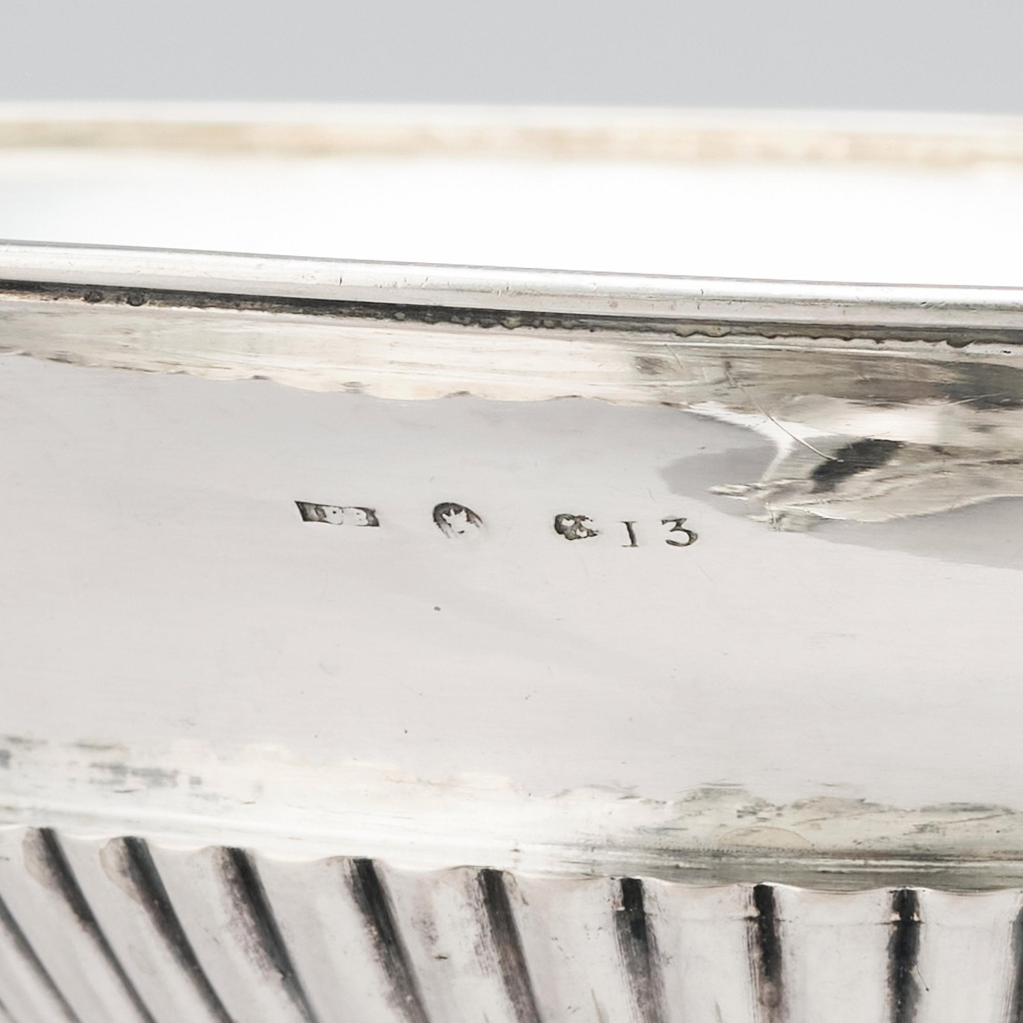 Johan Fredrik Björnstedt, sockerskålar med lock, silver, ett par, Stockholm 1815. Empire.
