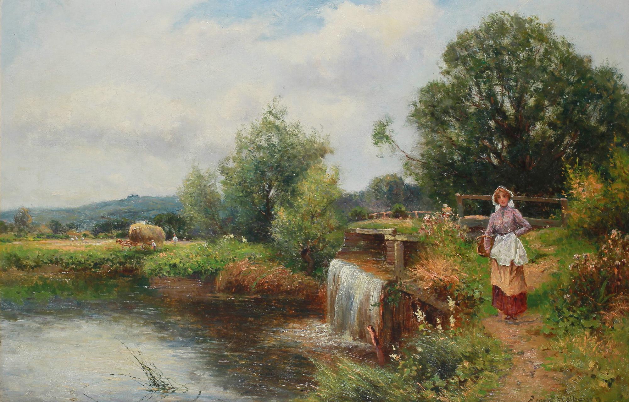 ERNEST WALBOURN, olja på duk, sign.