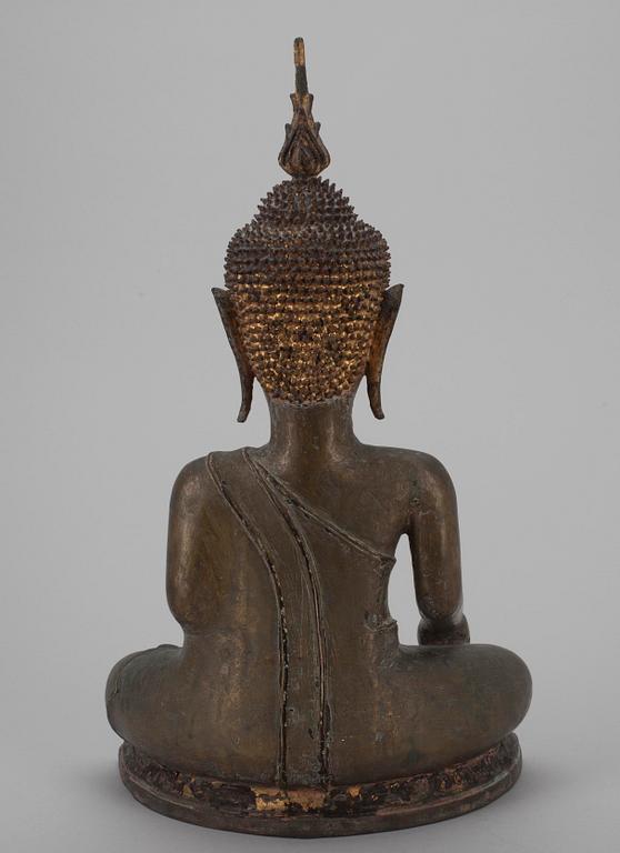 SKULPTUR, brons, Buddha, 1800-talets senare hälft.