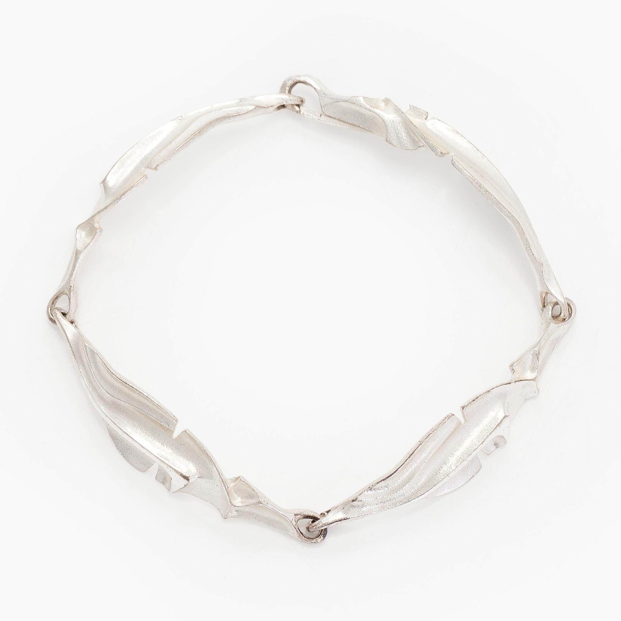 Lapponia, a sterling silver bracelet, Helsinki 1997.