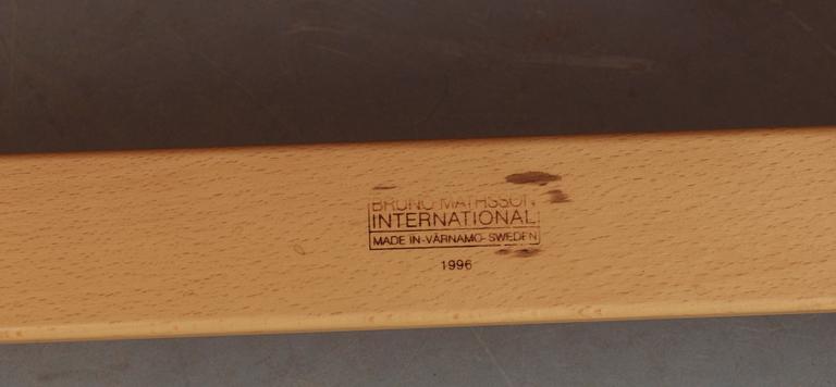 FÅTÖLJ med FOTPALL, "Pernilla", Bruno Mathsson, 1995.