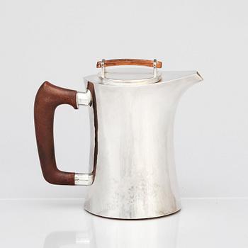 Einar Telander, a sterling silver pitcher, Silversmedja Einar Telander Stockholm 1981.