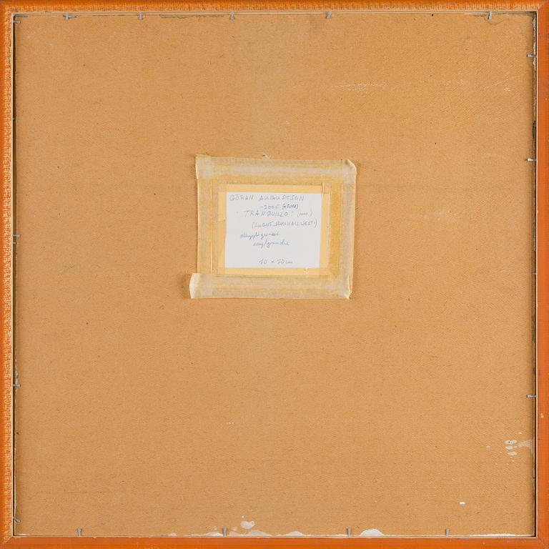 Göran Augustson, "Tranquillo" (Calmly).