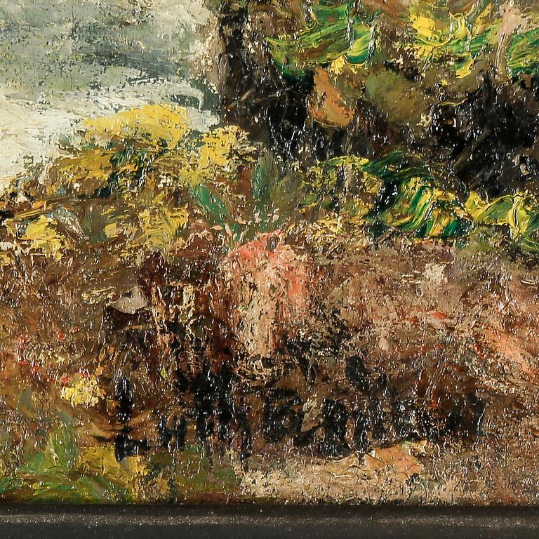 CARL LUTHANDER, olja på duk, signerad.