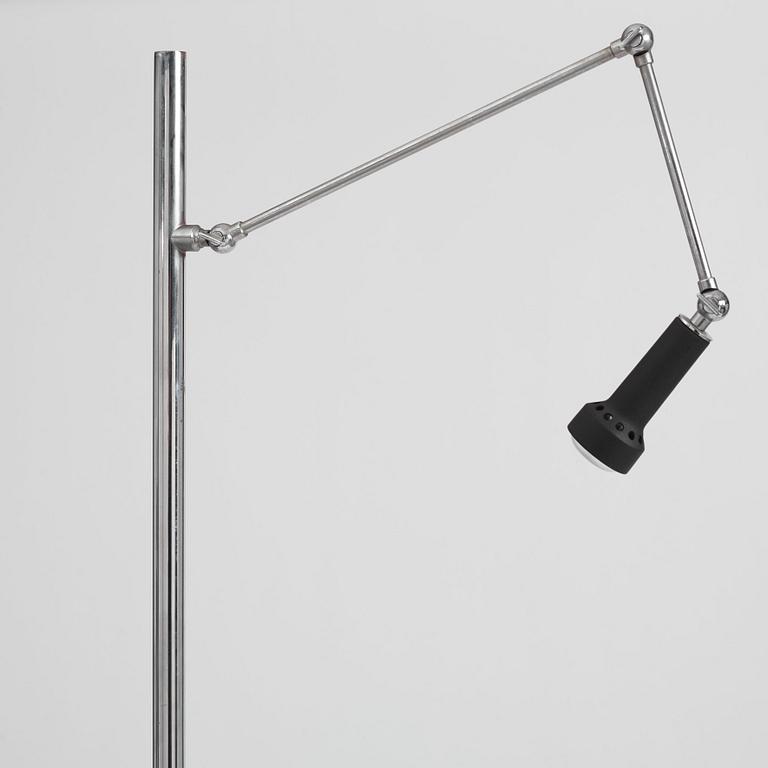 Angelo Lelli, two "Cavalletto" floor lamps / easels, Arredoluce, Italy, 1950-60s.