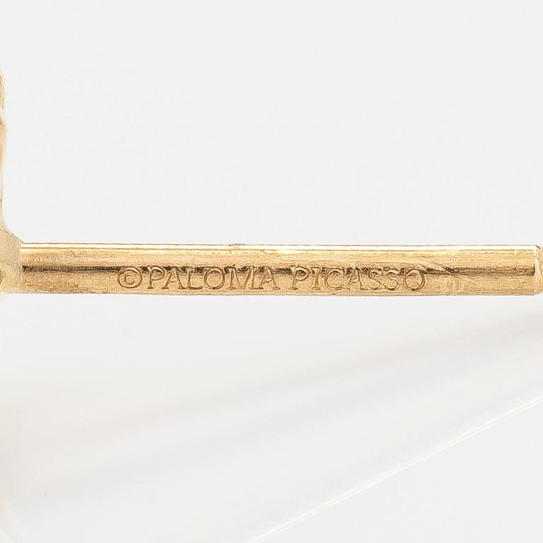 Tiffany & Co, Paloma Picasso, örhängen, "Graffiti X", 18K guld.