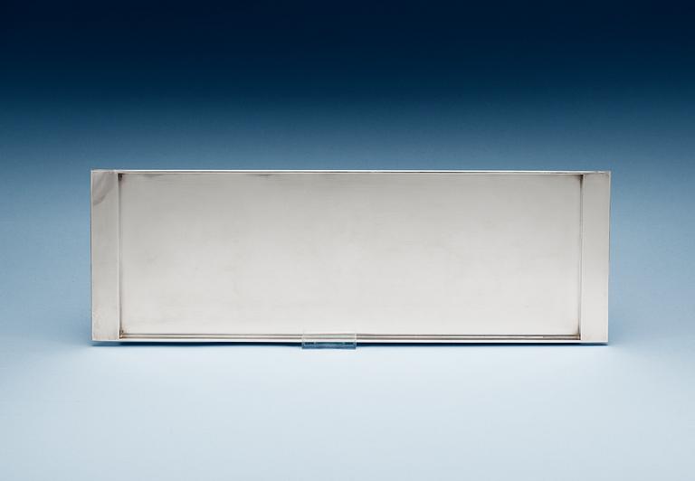 Wiwen Nilsson, A Wiwen Nilsson sterling tray, Lund 1947.