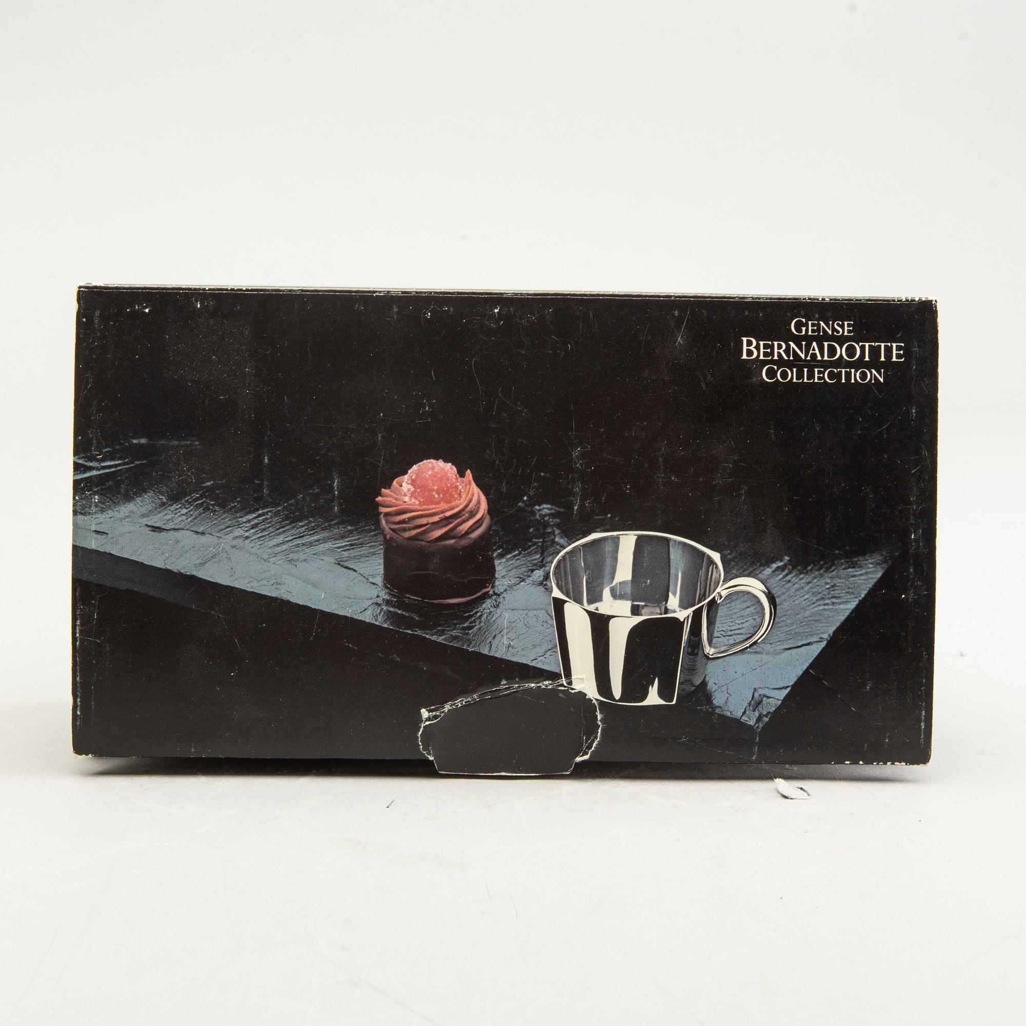 Sigvard Bernadotte, a set of 24 pcs EPNS cocktail and punch glasses.