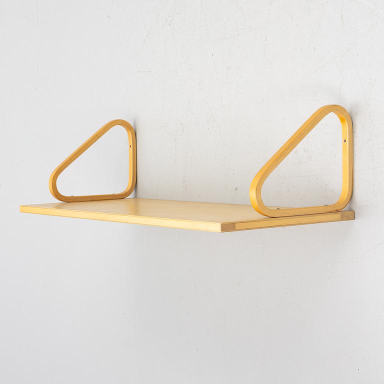 Alvar Aalto, a wall shelf, model 112A, Artek, Finland.
