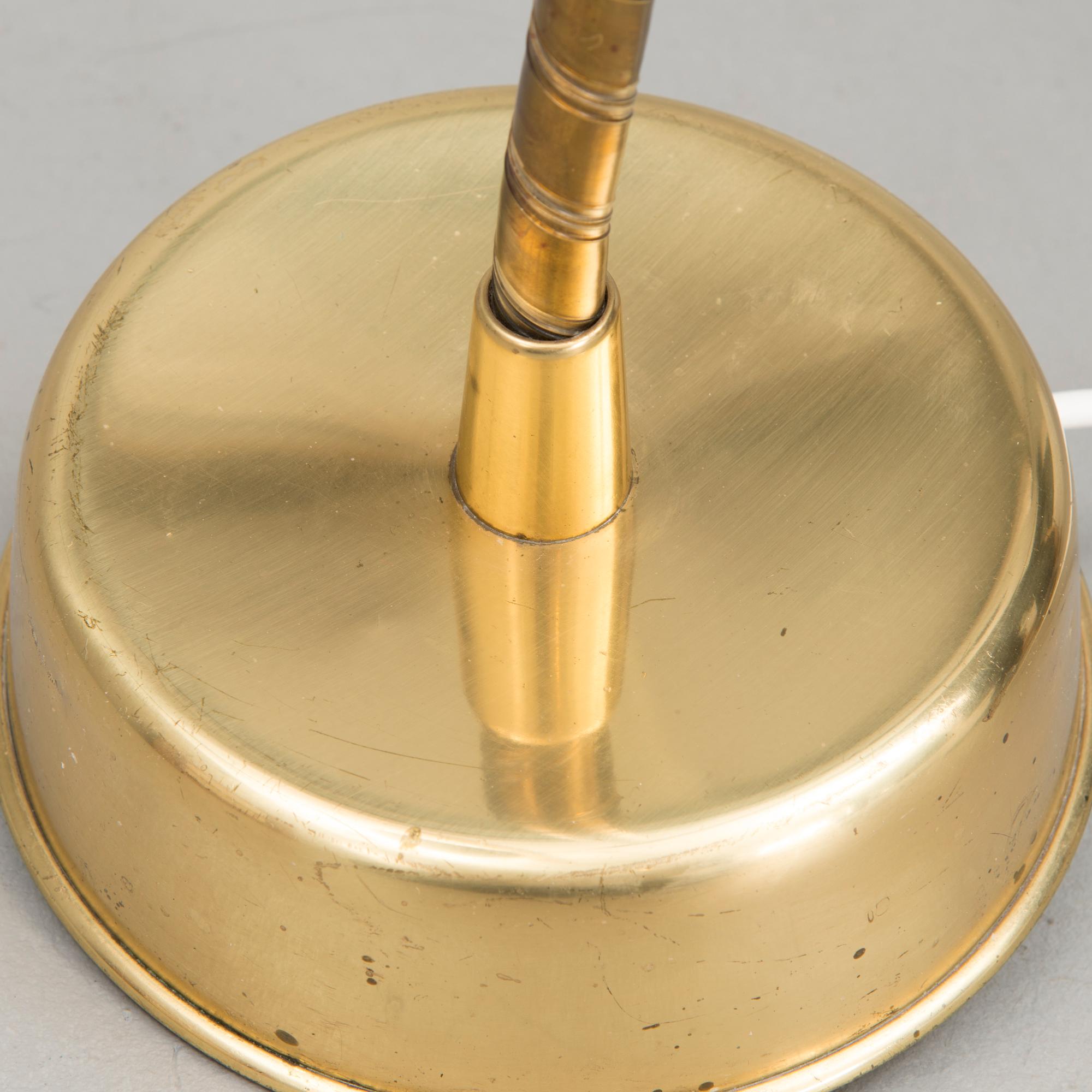 A mid-20th century '2062' floor light, Stockmann Orno, Finland.