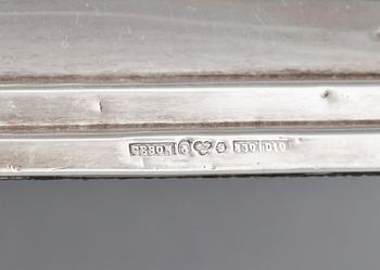 LJUSSTAKAR, ett par, silver, Cesons Guldvaru AB, Göteborg 1978.